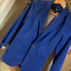 Cobalt blue blazer
